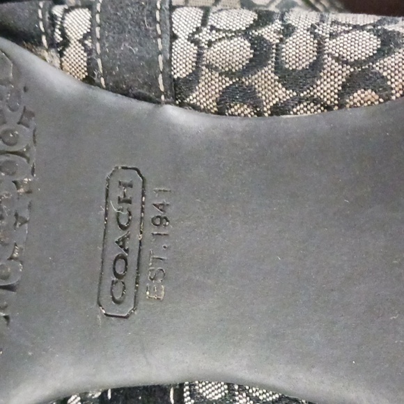 Coach Sneakers Erin Balack and Tan Jacquard Logo - Picture 9 of 10